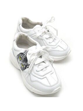 Gucci Children's Mystic Cat Kids Sneakers 15.5